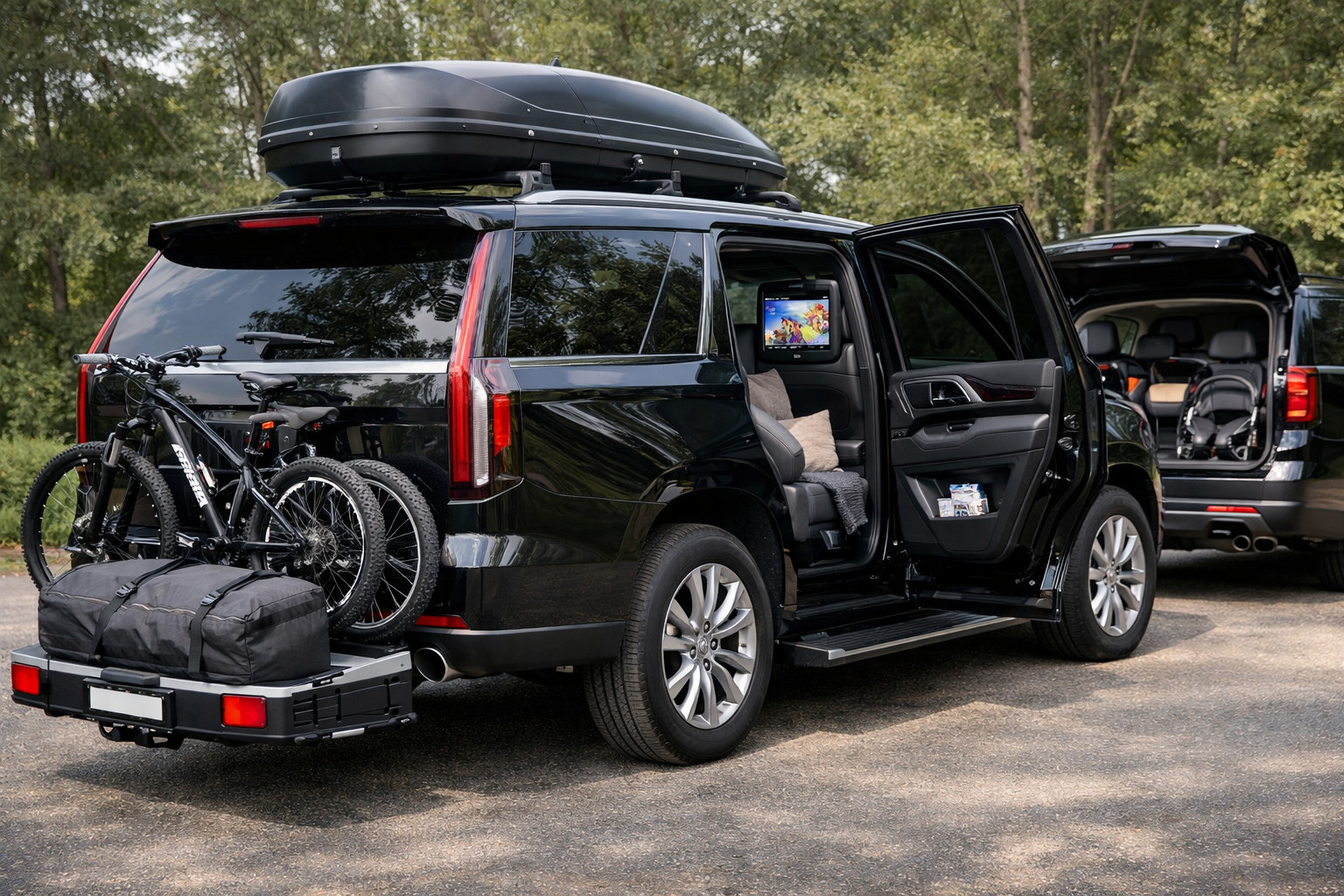 Uppgraderingspaket för Cadillac Escalade 2020+ för familjeresor