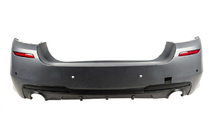 BMW 5-serien F10/F11 2010–2016 Bakre stötfångare med M-Performance-diffusor (för F10, för dubbelsidig enkel utblås) foto 1