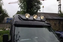 Ford Transit 2000–2014 Övre båge Black (rostfritt stål) foto 1