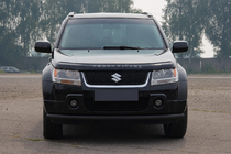 Suzuki Grand Vitara 2005–2017 Främre skyddsbåge ST008 Black (rostfritt stål) foto 2