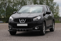 Nissan Qashqai 2010–2014 Frontbåge ST009-15 Black (rostfritt stål) foto 1