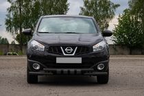 Nissan Qashqai 2010–2014 Frontbåge ST009-15 Black (rostfritt stål) foto 2