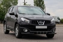 Nissan Qashqai 2010–2014 Frontbåge ST009-15 Black (rostfritt stål) foto 3