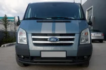Ford Transit 2000–2014 Frontbåge ST014 Black (2006-2014, rostfritt stål) foto 1
