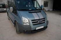 Ford Transit 2000–2014 Frontbåge ST014 Black (2006-2014, rostfritt stål) foto 3