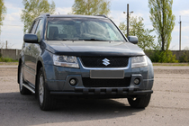 Suzuki Grand Vitara 2005–2017 Frontbåge ST015 Black (rostfritt stål) foto 2