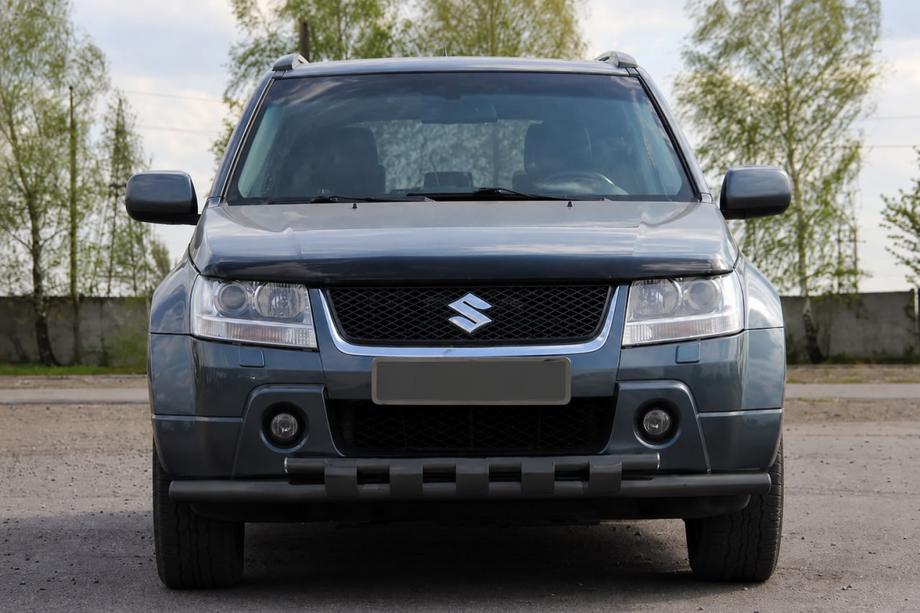 Suzuki Grand Vitara 2005–2017 Frontbåge ST015 Black (rostfritt stål) Image