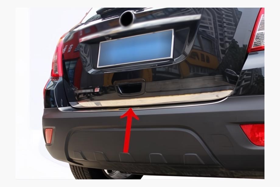 Opel Mokka 2012–2021 Kromlist till baklucka (rostfritt stål) Carmos - turkiskt stål Image