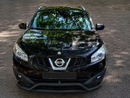 Nissan Qashqai 2010–2014 Frontbåge Black (rostfritt stål) foto 1