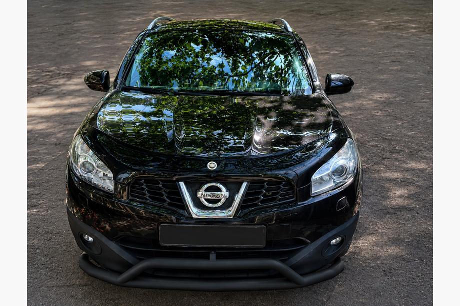 Nissan Qashqai 2010–2014 Frontbåge Black (rostfritt stål) Image