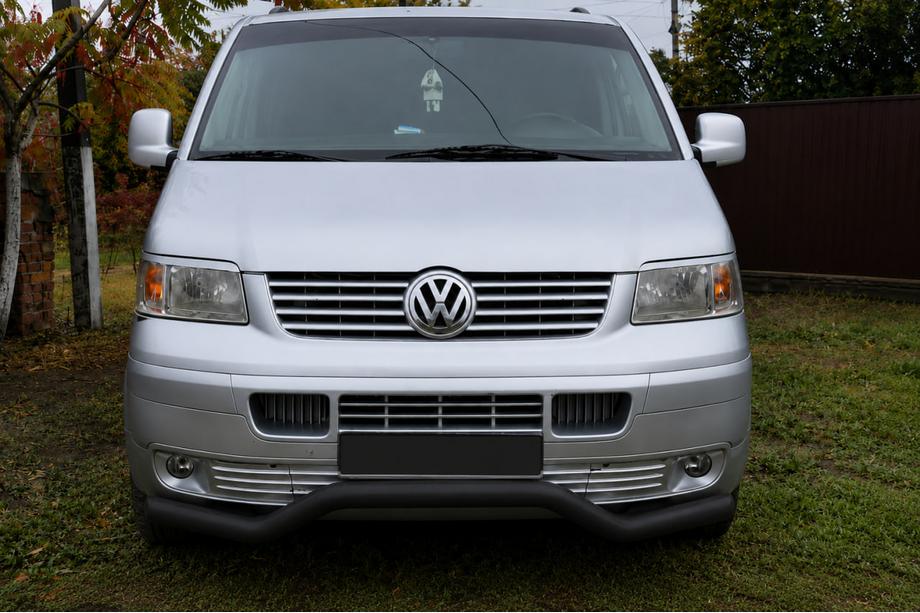 Volkswagen T5 Transporter 2003–2010 Frontbåge Wave ST007 Black (rostfritt stål) Foto 3