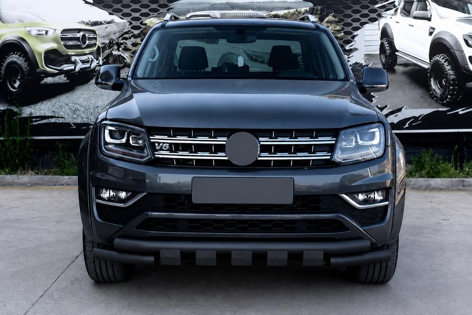 Volkswagen Amarok 2010–2022 Frontbåge F3-08.7 Black (rostfri) Image