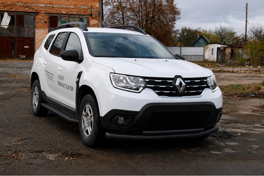 Dacia Duster 2018–2024 Frontbåge F3-10 Black (rostfritt stål) Foto 3