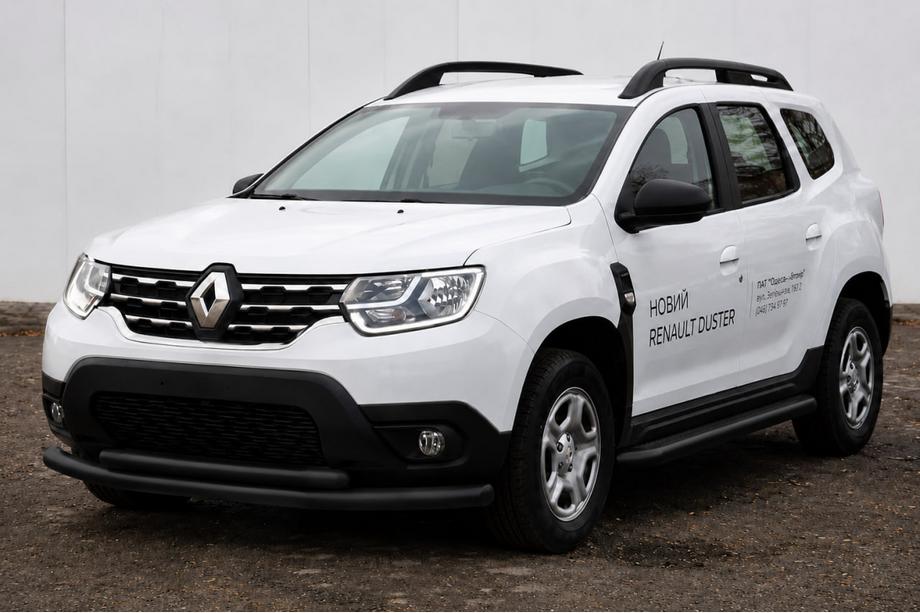 Renault Duster 2018–2024 Frontbåge F3-10 Black (rostfritt stål) Image