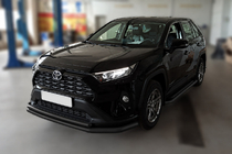 Toyota Rav 4 2019–2025 Frontbåge F3-10 Black (rostfritt stål) foto 2