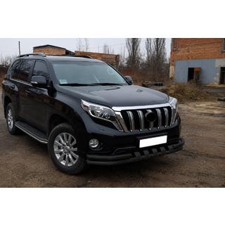 Frontbåge F3-31 Black (rostfritt stål) Toyota Land Cruiser Prado 150 2009–2023 foto 3