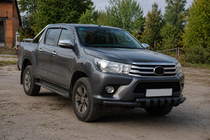 Toyota Hilux 2015– Frontbåge F3-34 Black (rostfritt stål) foto 2