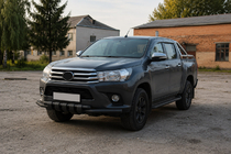 Toyota Hilux 2015– Frontbåge F3-34 Black (rostfritt stål) foto 3