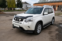 Nissan X-trail T31 2007–2014 Frontbåge ST007 Black (rostfritt stål) foto 3