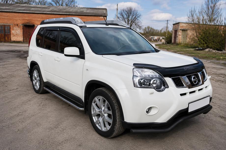 Nissan X-trail T31 2007–2014 Frontbåge ST007 Black (rostfritt stål) Image