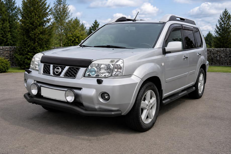 Nissan X-trail T30 2002–2007 Frontbåge ST007 Black (rostfritt stål) Image