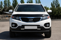 Kia Sorento II XM 2009–2014 Frontbåge ST008 Black (2010-2013, rostfritt stål) foto 1