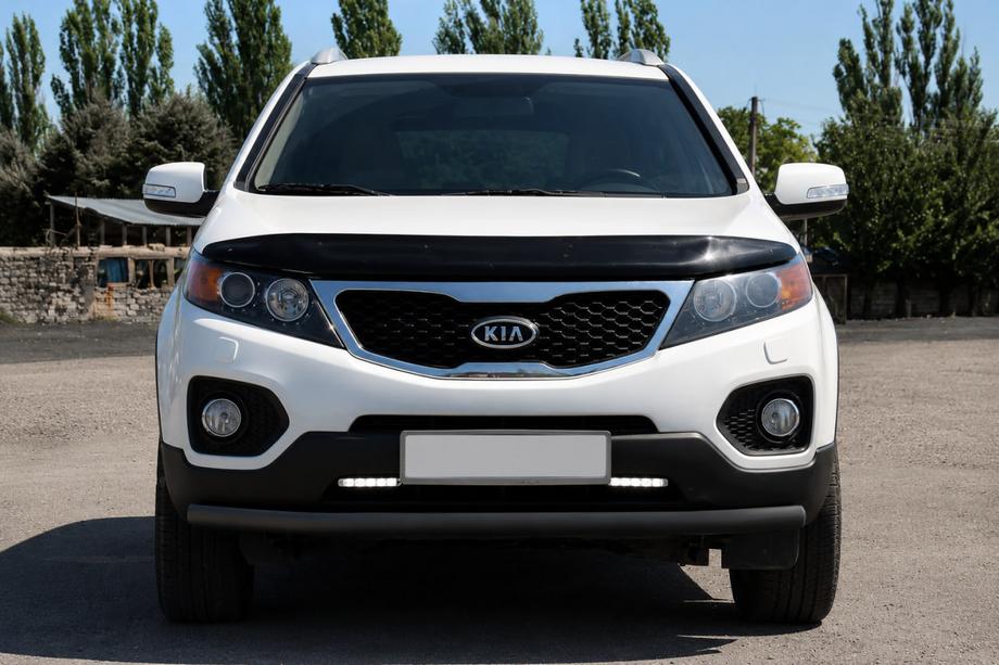 Kia Sorento II XM 2009–2014 Frontbåge ST008 Black (2010-2013, rostfritt stål) Image