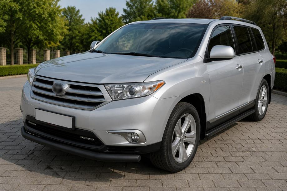 Toyota Highlander 2008–2013 Frontbåge ST008 Black (2010-2013, rostfritt stål) Image