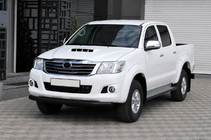 Toyota Hilux 2006–2015 Frontbåge ST008 Black (rostfritt stål) foto 3