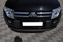 Mitsubishi Pajero Wagon III 1999–2006 Frontbåge ST008 Black (rostfritt stål) foto 2