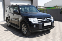 Mitsubishi Pajero Wagon III 1999–2006 Frontbåge ST008 Black (rostfritt stål) foto 3