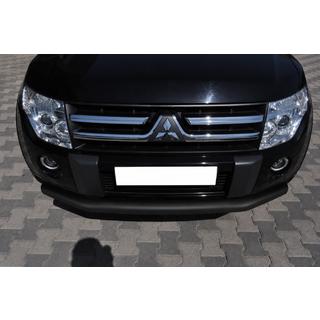 Frontbåge ST008 Black (rostfritt stål) Mitsubishi Pajero Wagon III 1999–2006 foto 2