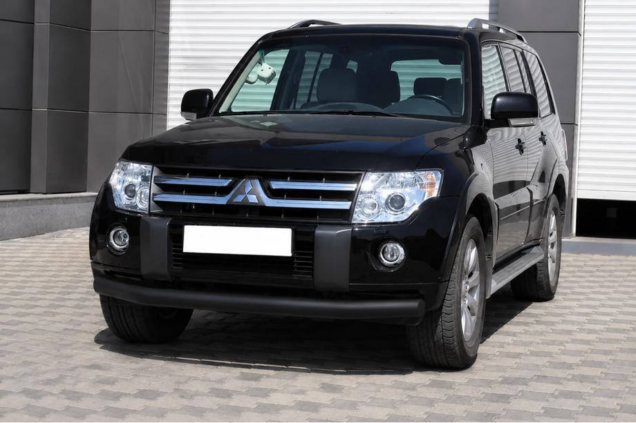Mitsubishi Pajero Wagon III 1999–2006 Frontbåge ST008 Black (rostfritt stål) Image
