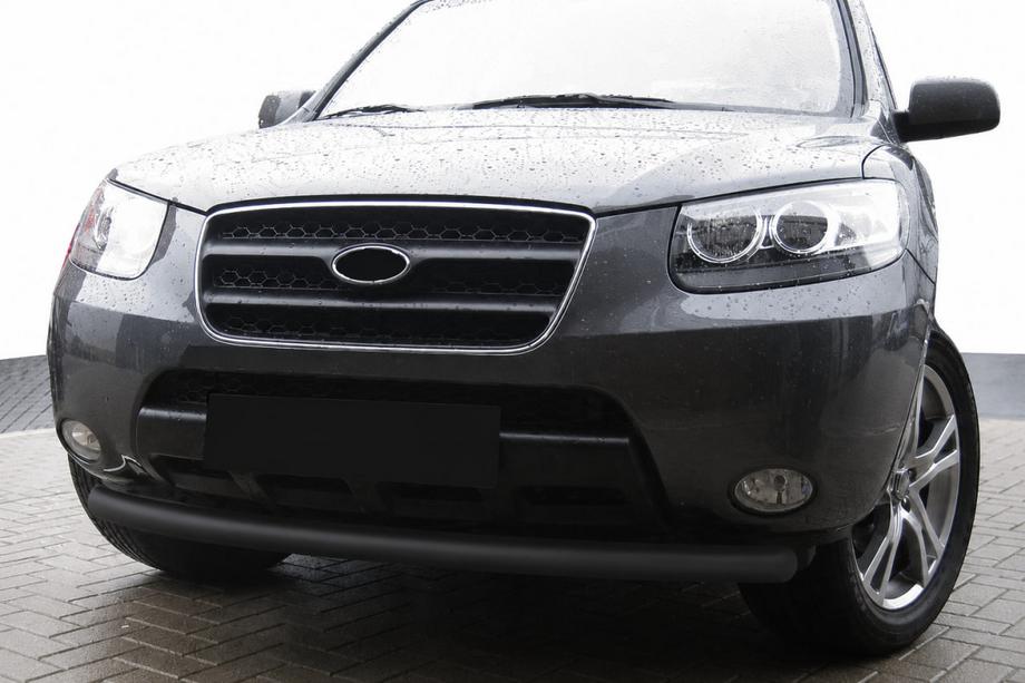 Hyundai Santa Fe 2 2006–2012 Frontbåge ST008 Black (rostfritt stål) Image