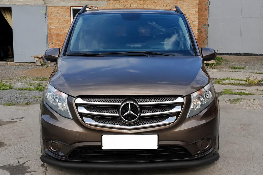 Mercedes Vito/V-klass W447 2014– Frontbåge ST008 Black (rostfritt stål) Image