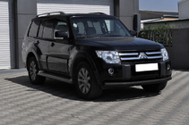 Mitsubishi Pajero Wagon IV 2006–2021 Frontbåge ST008 Black (rostfritt stål) foto 3