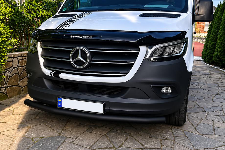 Mercedes Sprinter W907/W910 2018– Frontbåge ST008 Black (rostfritt stål) Image