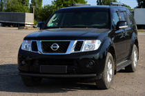 Nissan Navara 2006–2015 Frontbåge ST008 Black (rostfritt stål) foto 1