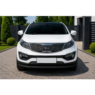 Frontbåge ST008 Black (rostfritt stål) Kia Sportage 2010–2015