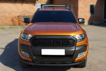 Ford Ranger 2011–2022 Frontbåge ST008 Black (rostfritt stål) foto 1