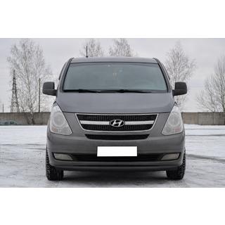 Frontbåge ST008 Black (rostfritt stål) Hyundai H300, H1, Starex 2008–2020 foto 1