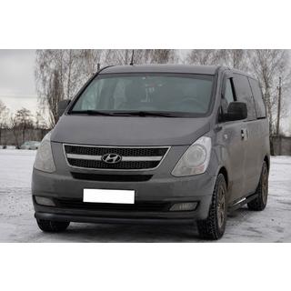 Frontbåge ST008 Black (rostfritt stål) Hyundai H300, H1, Starex 2008–2020 foto 3