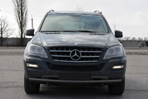 Mercedes ML W164 2005–2011 Frontbåge ST008 Black (rostfritt stål) foto 1