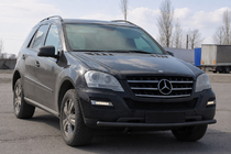 Mercedes ML W164 2005–2011 Frontbåge ST008 Black (rostfritt stål) foto 2