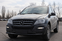 Mercedes ML W164 2005–2011 Frontbåge ST008 Black (rostfritt stål) foto 3