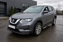 Nissan X-trail T32/Rogue 2014–2021 Frontbåge ST008 Black (rostfritt stål) foto 1