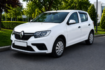 Renault Sandero 2013–2022 Frontbåge ST008 Black (rostfritt stål) foto 1