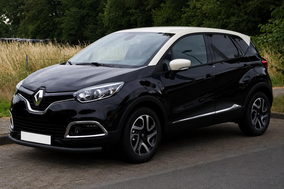 Renault Captur 2013–2019 Frontbåge ST008 Black (rostfritt stål) Image
