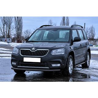 Frontbåge ST008 Black (rostfritt stål) Skoda Yeti 2009–2017 foto 2