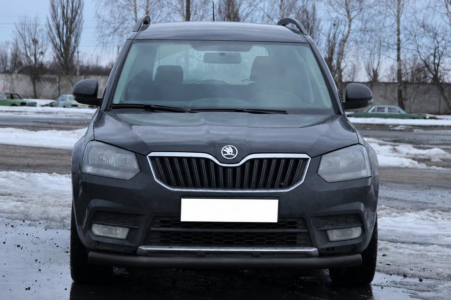 Skoda Yeti 2009–2017 Frontbåge ST008 Black (rostfritt stål) Image